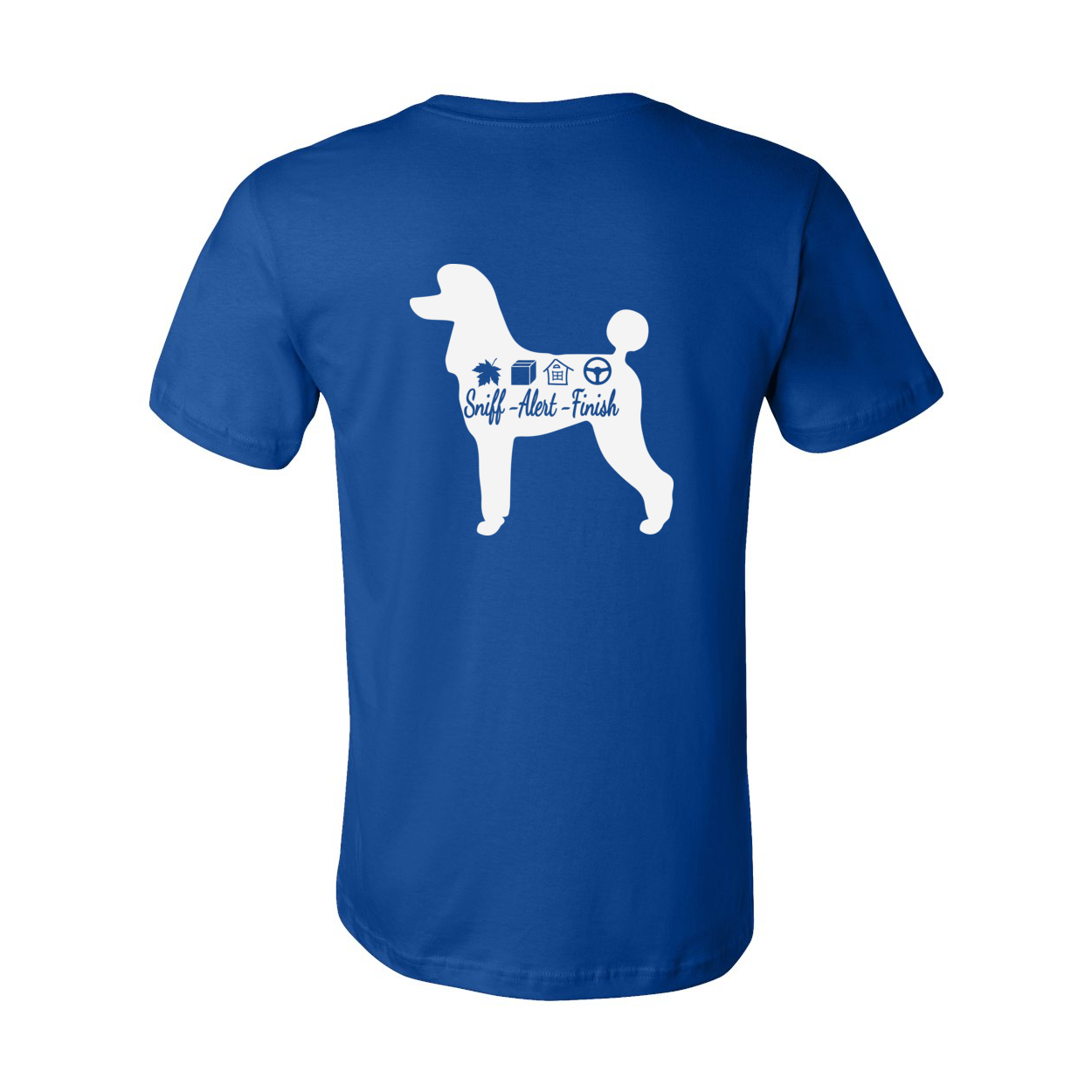 Scent Poodle 2 F/B Unisex Short Sleeve Jersey Tee