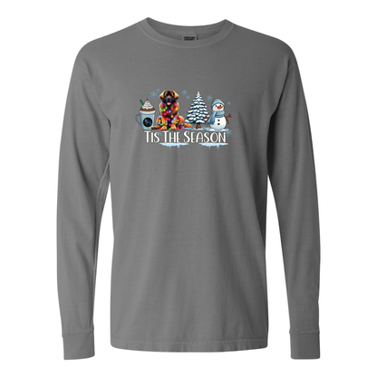 Leonberger Tis The Season Winter Long Sleeve T-Shirt