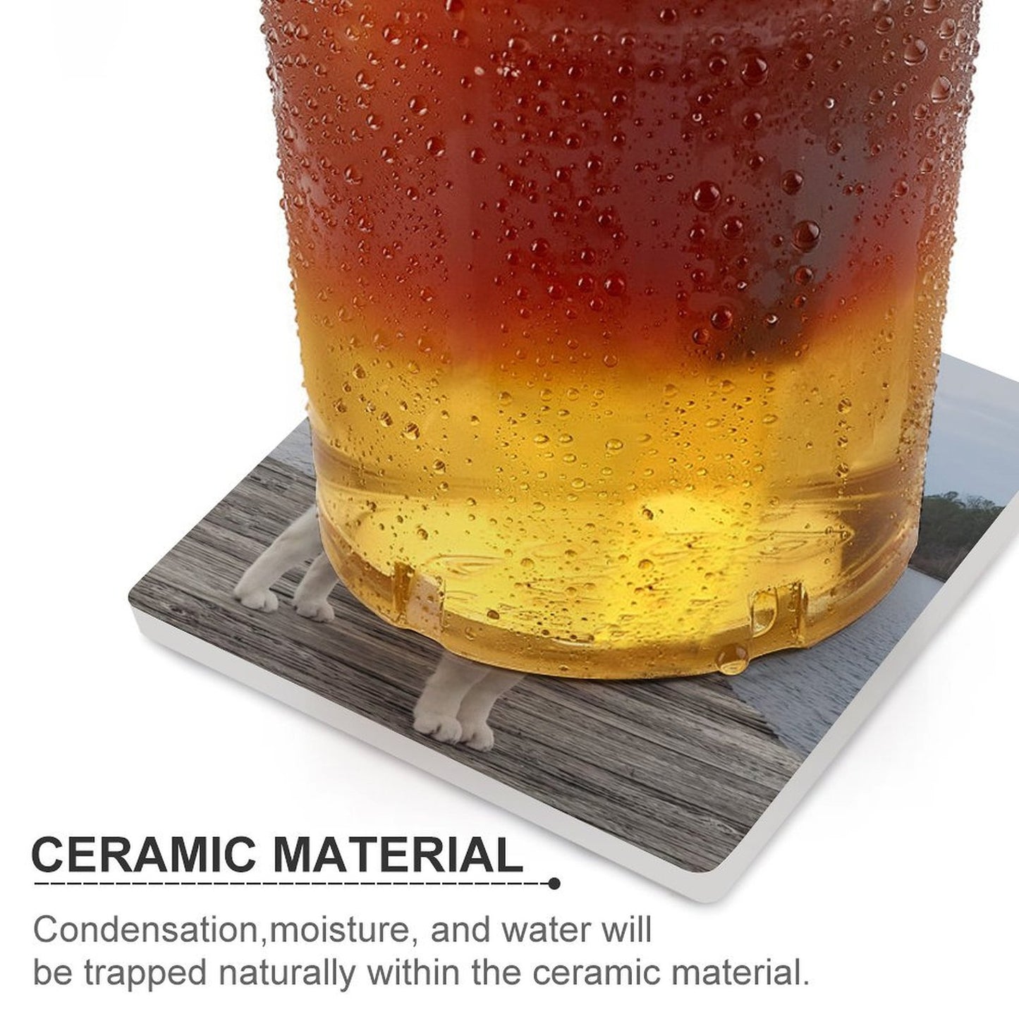 Custom Ceramic Coasters (Square)