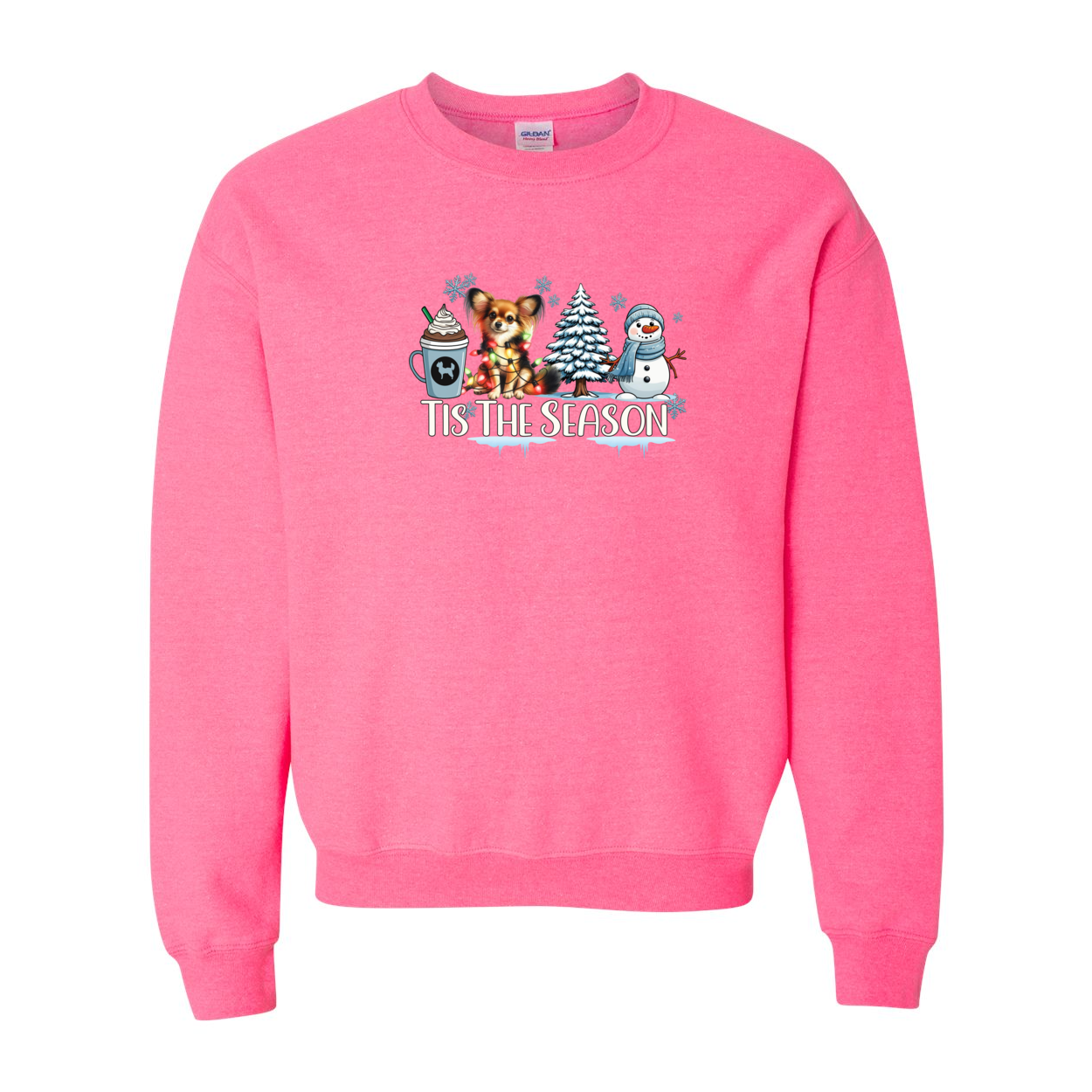 Russian Toy Tis The Season Winter Heavy Blend Crewneck Sweatshirt