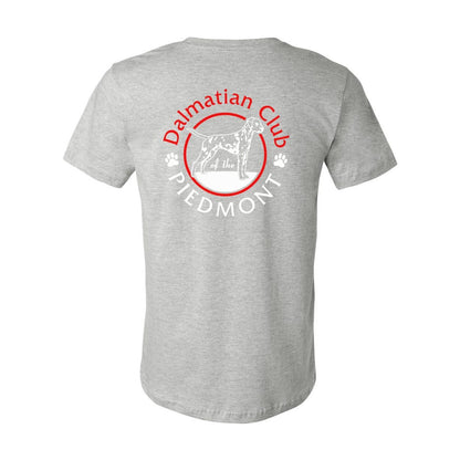 Dal Club Front Back Red White 3001 Unisex Short Sleeve Jersey Tee