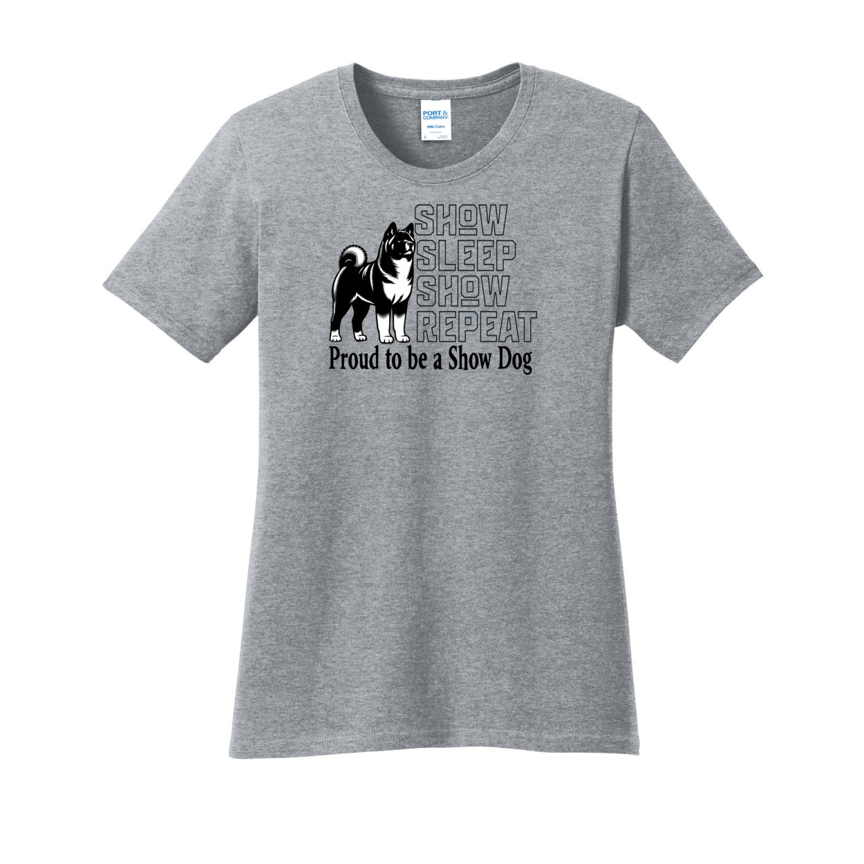 Show Repeat Port & Co™ LPC54 Women's Core Cotton Tee