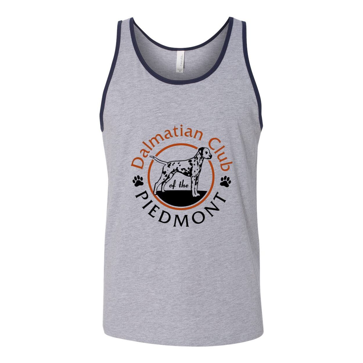 Dalmatian Club Unisex Jersey Tank Dark Letters
