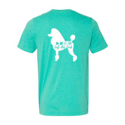 Scent Poodle Show Cut F/B Unisex Short Sleeve Jersey Tee