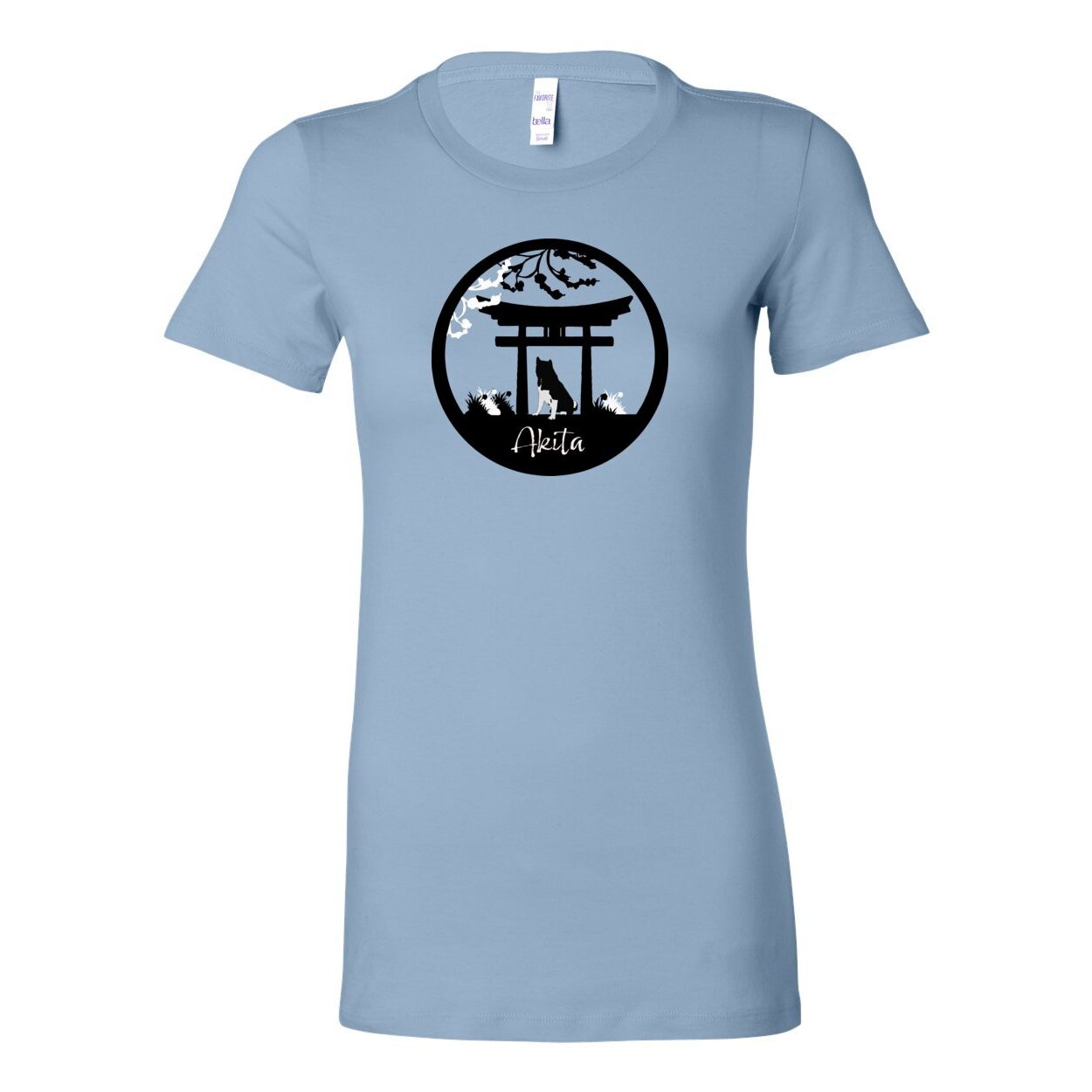 Black & White Breed Front Design Women's The Favorite Tee