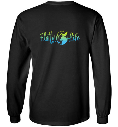 Flatty Life Front/Back LS Gildan