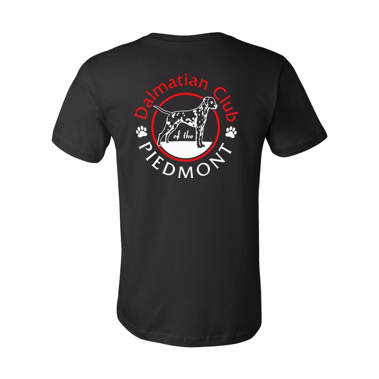 Dal Club Front Back Red White 3001 Unisex Short Sleeve Jersey Tee