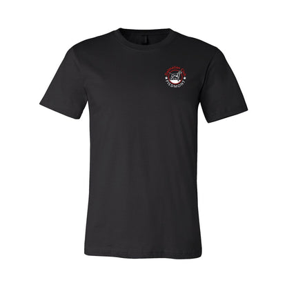 Dal Club Front Back Red White 3001 Unisex Short Sleeve Jersey Tee