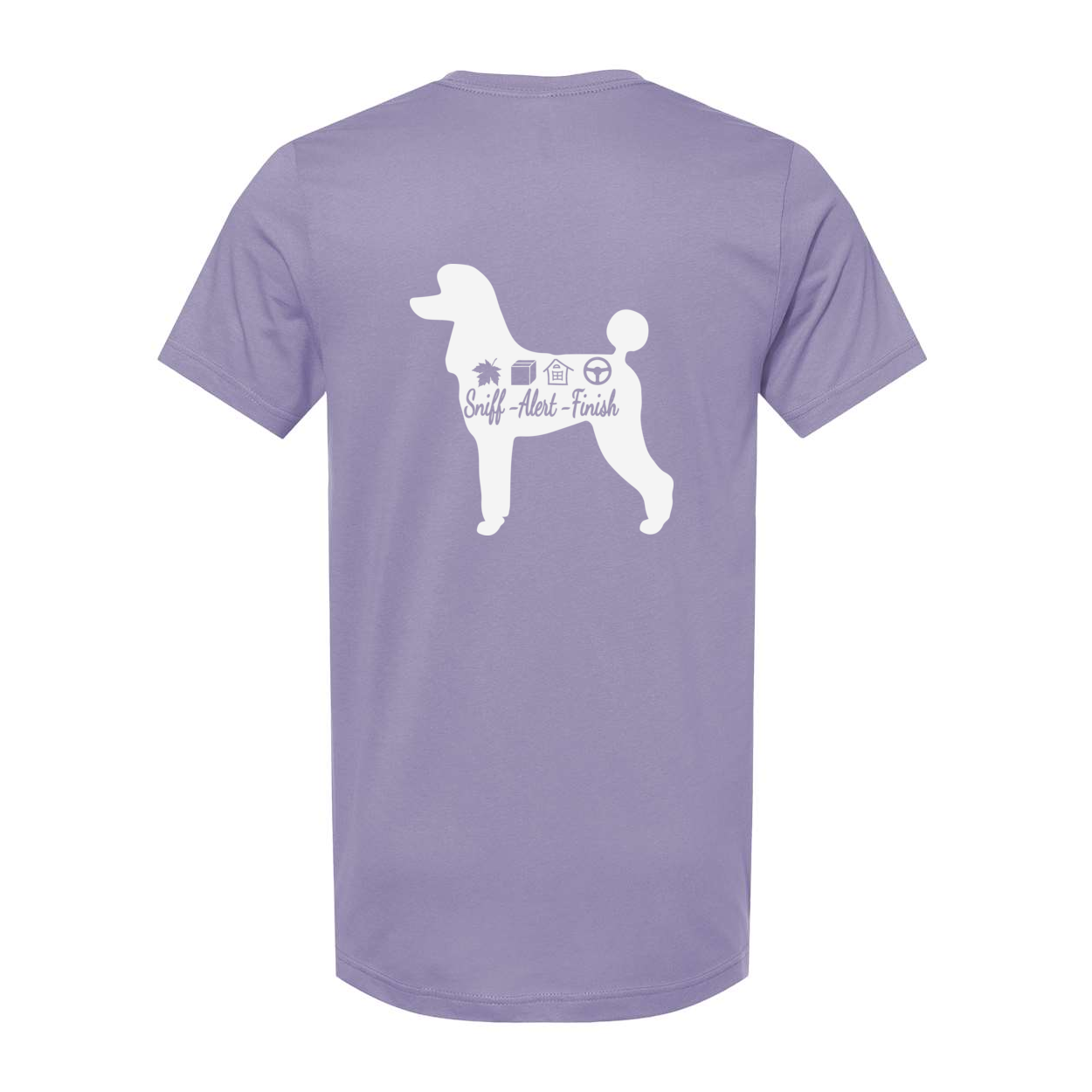 Scent Poodle 2 F/B Unisex Short Sleeve Jersey Tee