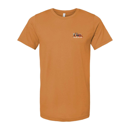 Fall Tis The Season Working Dog Breed Unisex SS Front/Back Print Browns/Yellows
