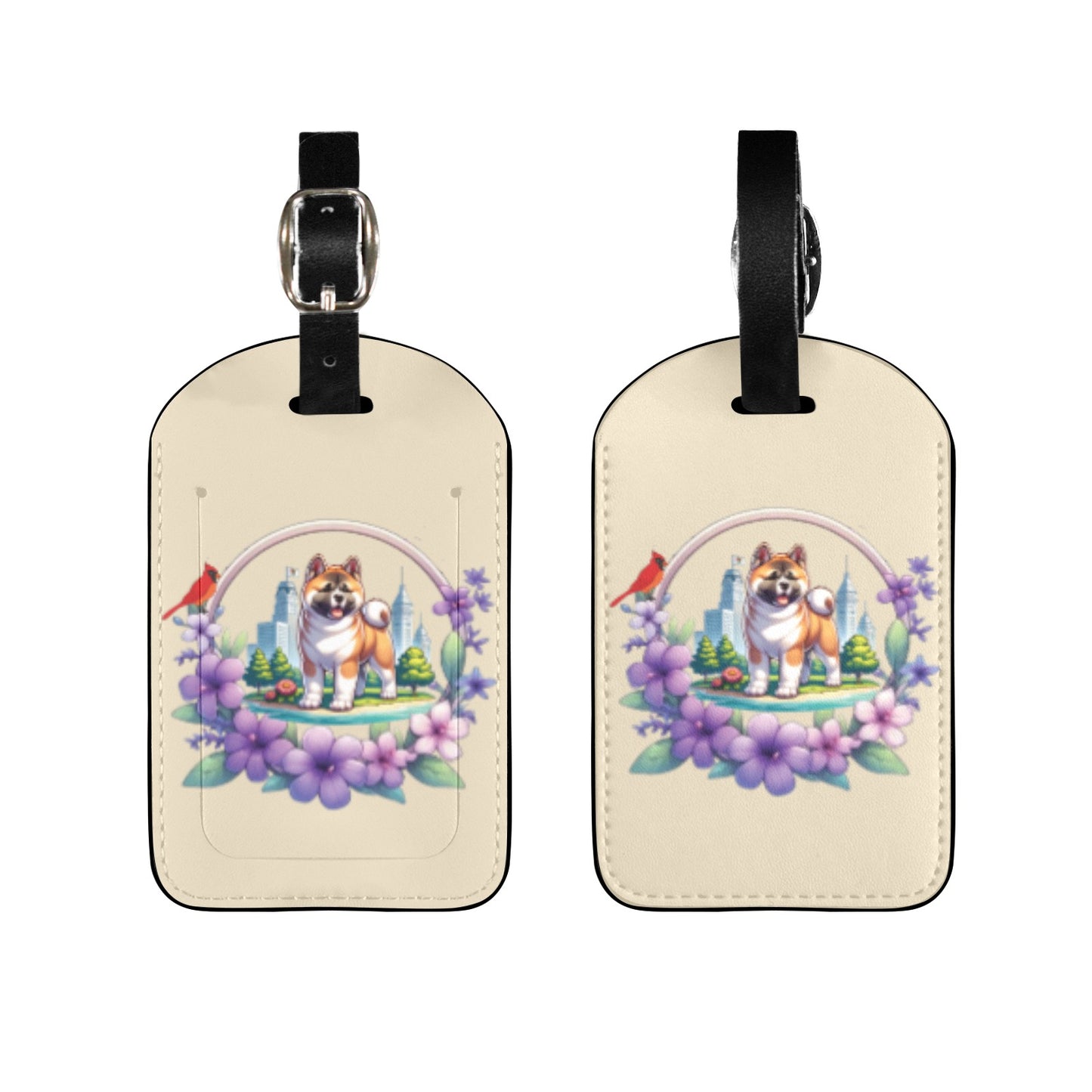 IL Akita Luggage Tag