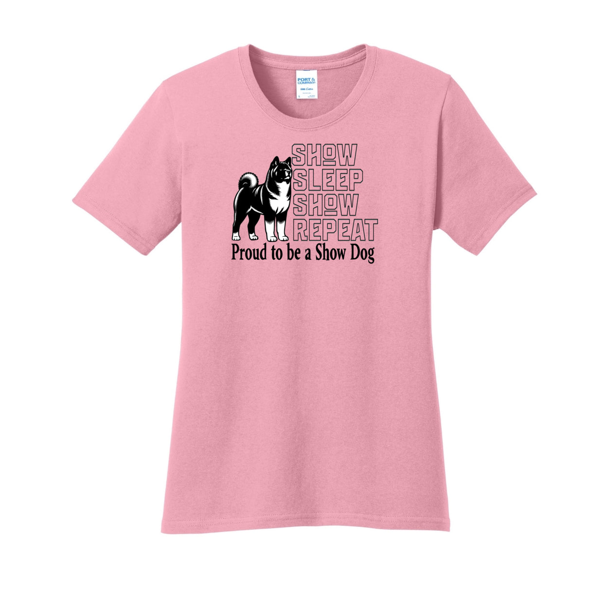 Show Repeat Port & Co™ LPC54 Women's Core Cotton Tee