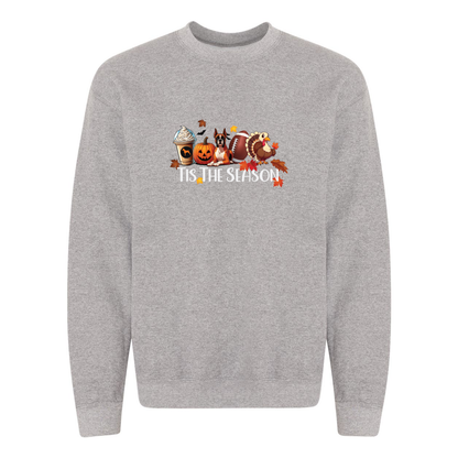 Boxer Tis The Season Turkey Heavy Blend Crewneck Sweatshirt