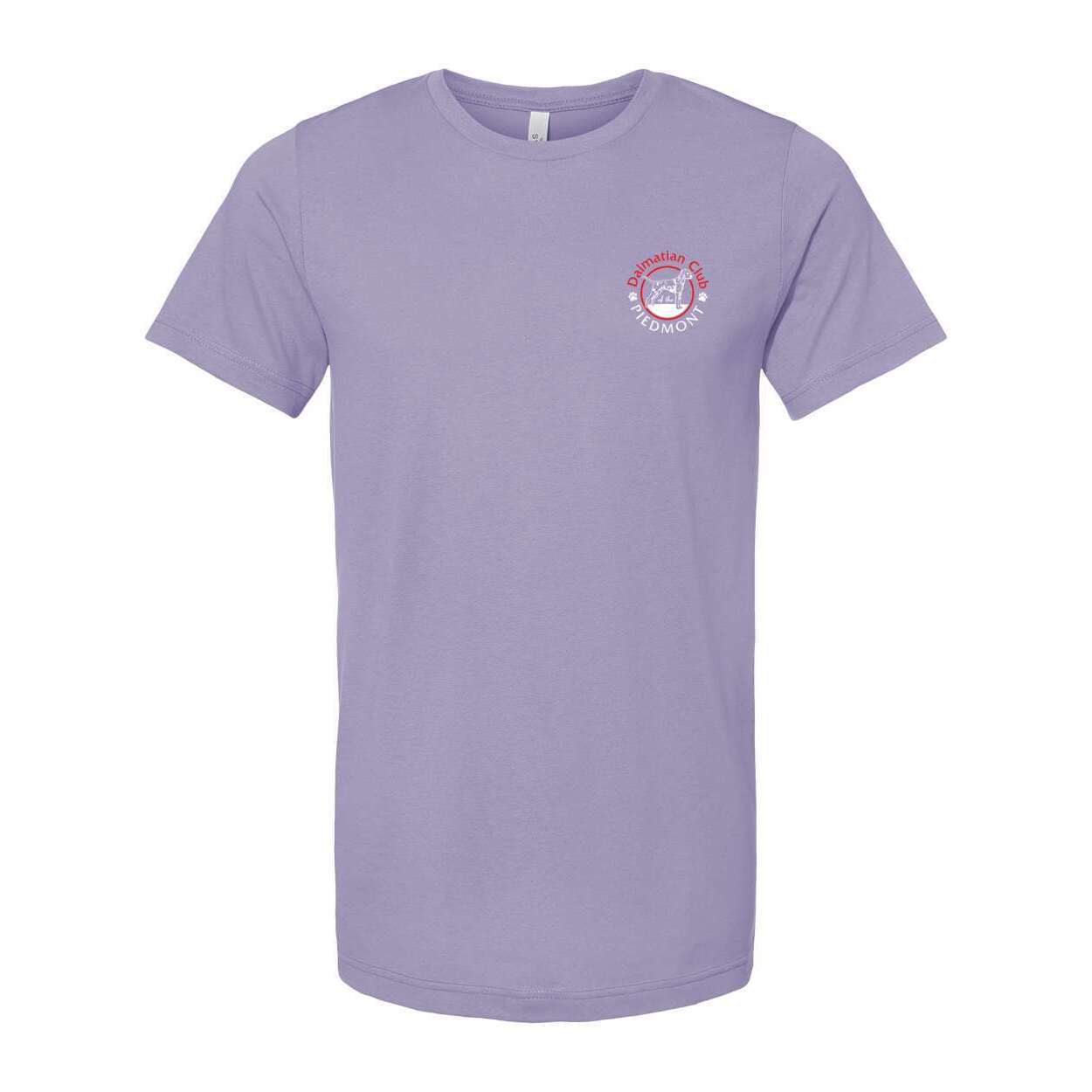 Dal Club Front Back Red White 3001 Unisex Short Sleeve Jersey Tee