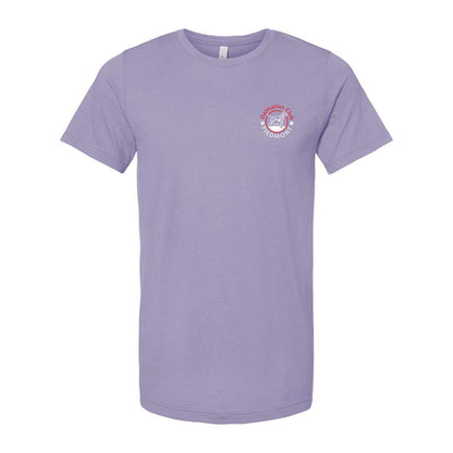 Dal Club Front Back Red White 3001 Unisex Short Sleeve Jersey Tee
