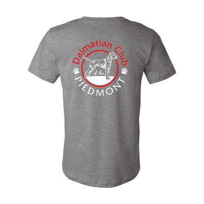 Dal Club Front Back Red White 3001 Unisex Short Sleeve Jersey Tee