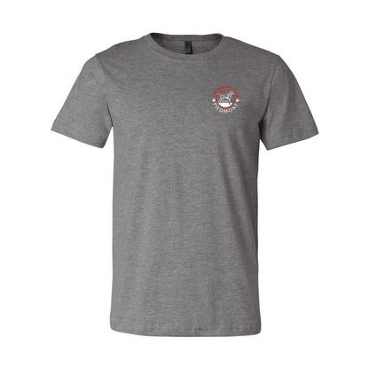 Dal Club Front Back Red White 3001 Unisex Short Sleeve Jersey Tee