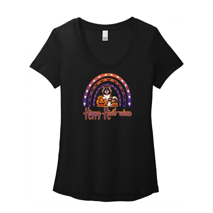 Akita Howl-oween Scoop Neck Tee