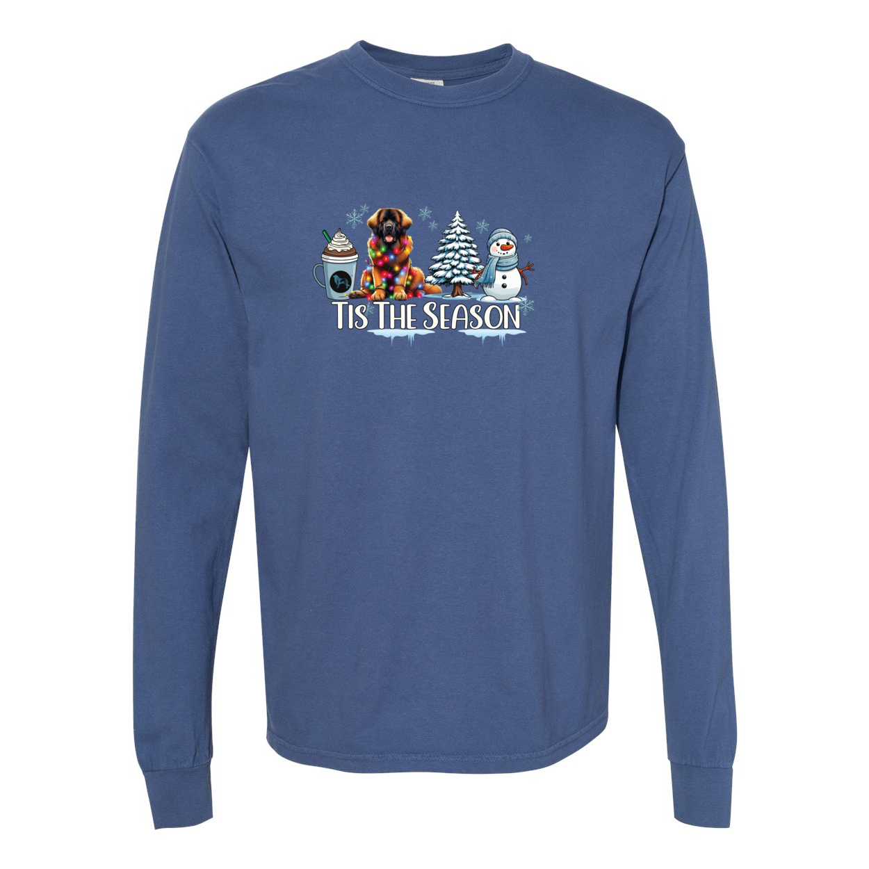 Leonberger Tis The Season Winter Long Sleeve T-Shirt