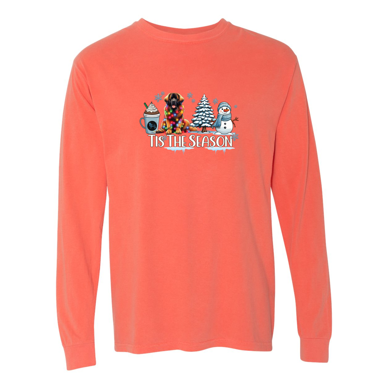 Leonberger Tis The Season Winter Long Sleeve T-Shirt