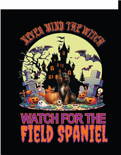 sporting Halloween garden flag