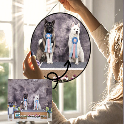 Stained Glass Window Hanging Suncatcher Global
