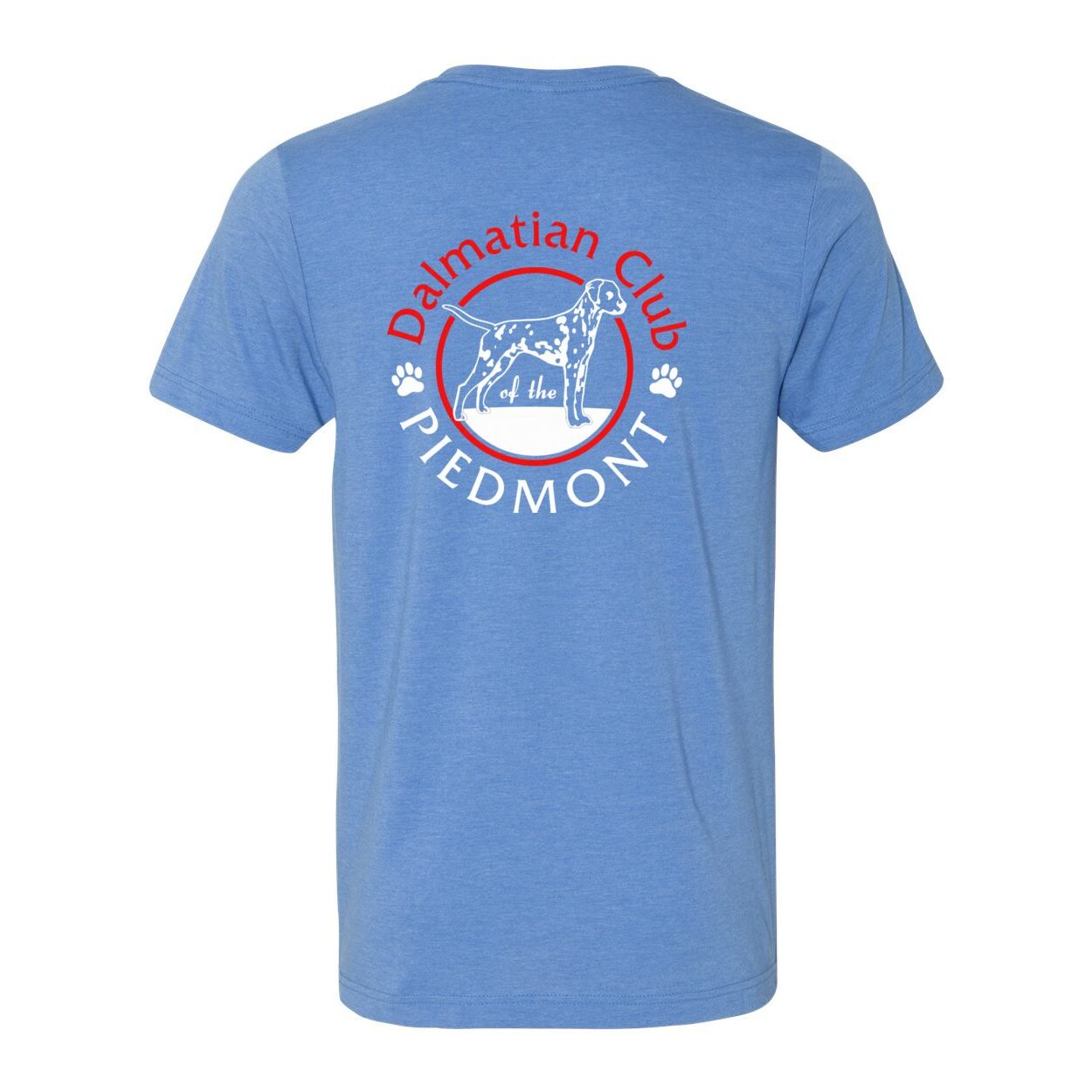 Dal Club Front Back Red White 3001 Unisex Short Sleeve Jersey Tee