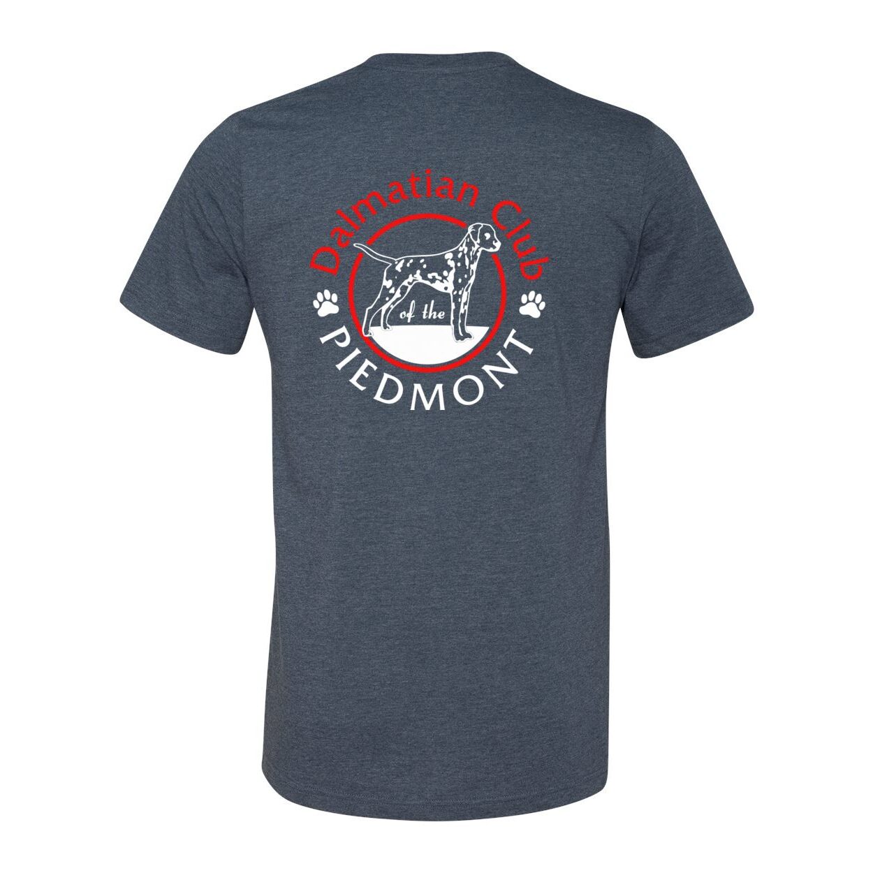 Dal Club Front Back Red White 3001 Unisex Short Sleeve Jersey Tee