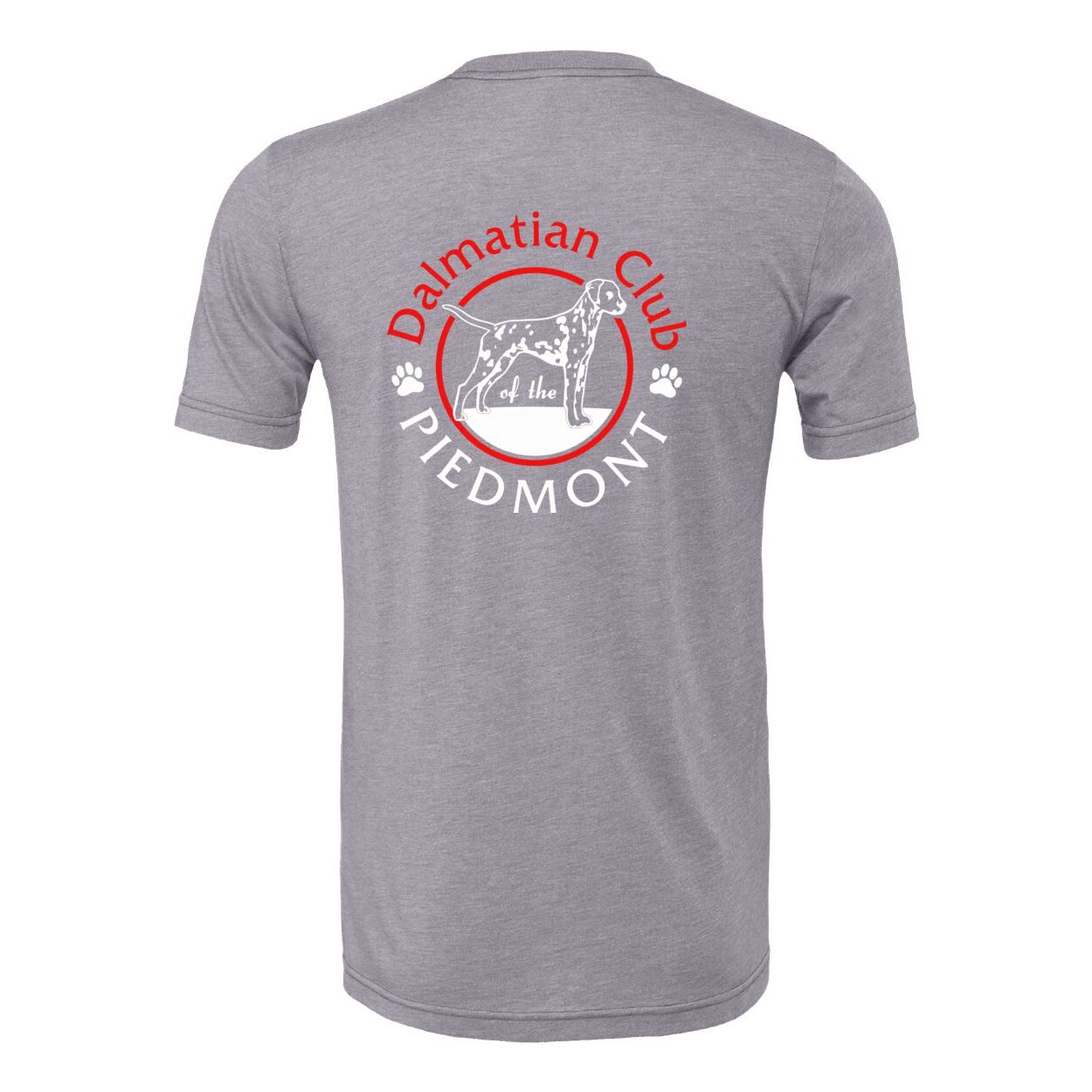 Dal Club Front Back Red White 3001 Unisex Short Sleeve Jersey Tee