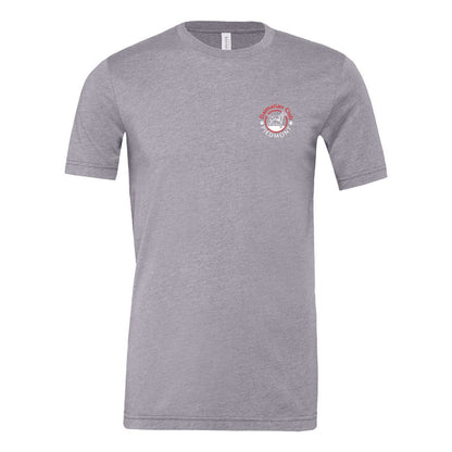 Dal Club Front Back Red White 3001 Unisex Short Sleeve Jersey Tee