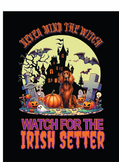 sporting Halloween garden flag