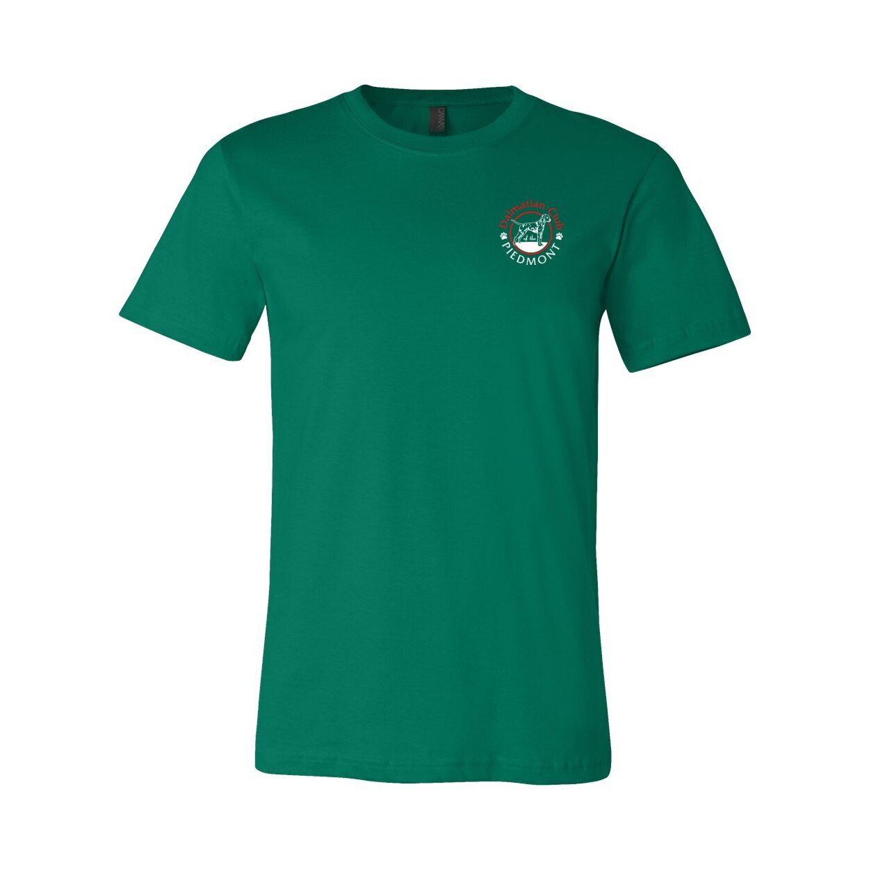 Dal Club Front Back Red White 3001 Unisex Short Sleeve Jersey Tee