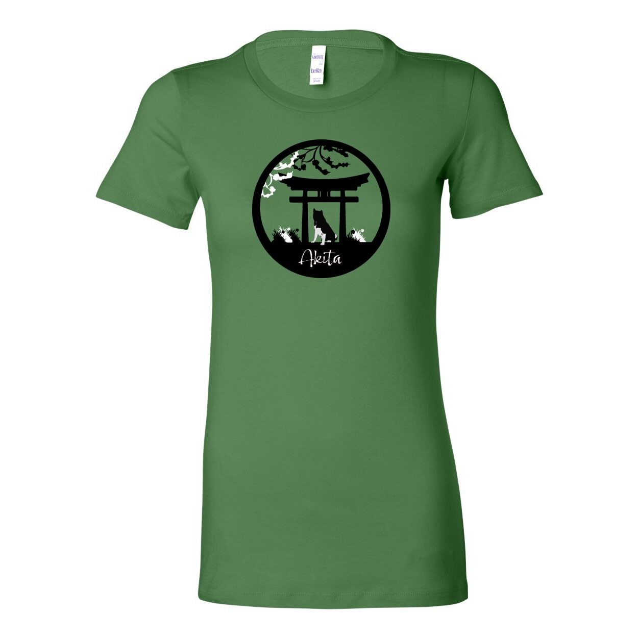 Black & White Breed Front Design Women's The Favorite Tee