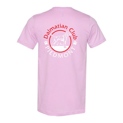 Dal Club Front Back Red White 3001 Unisex Short Sleeve Jersey Tee