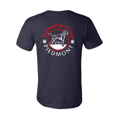 Dal Club Front Back Red White 3001 Unisex Short Sleeve Jersey Tee