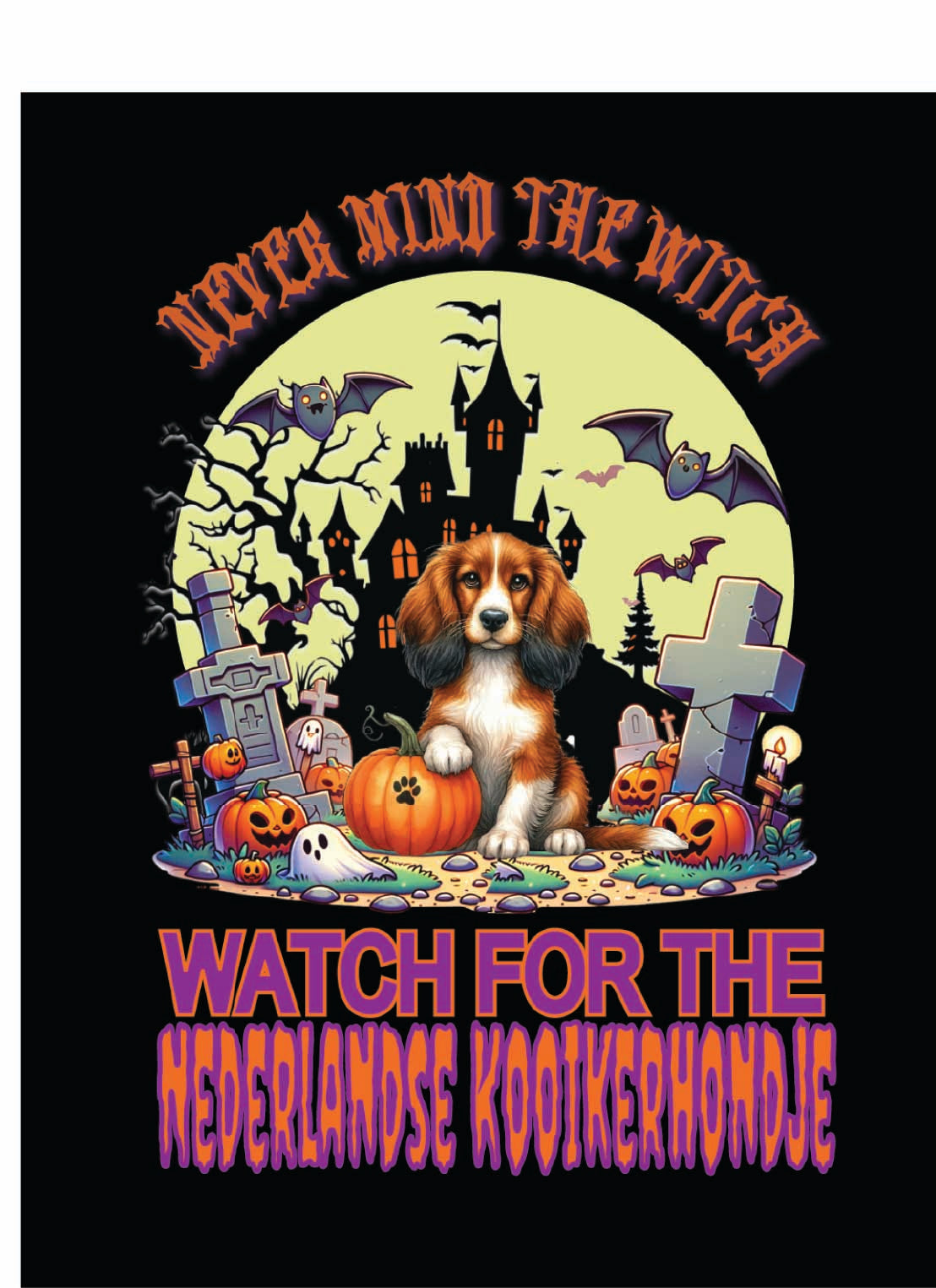 sporting Halloween garden flag