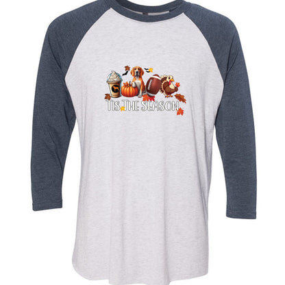 Indigo / Heather White - FRONT