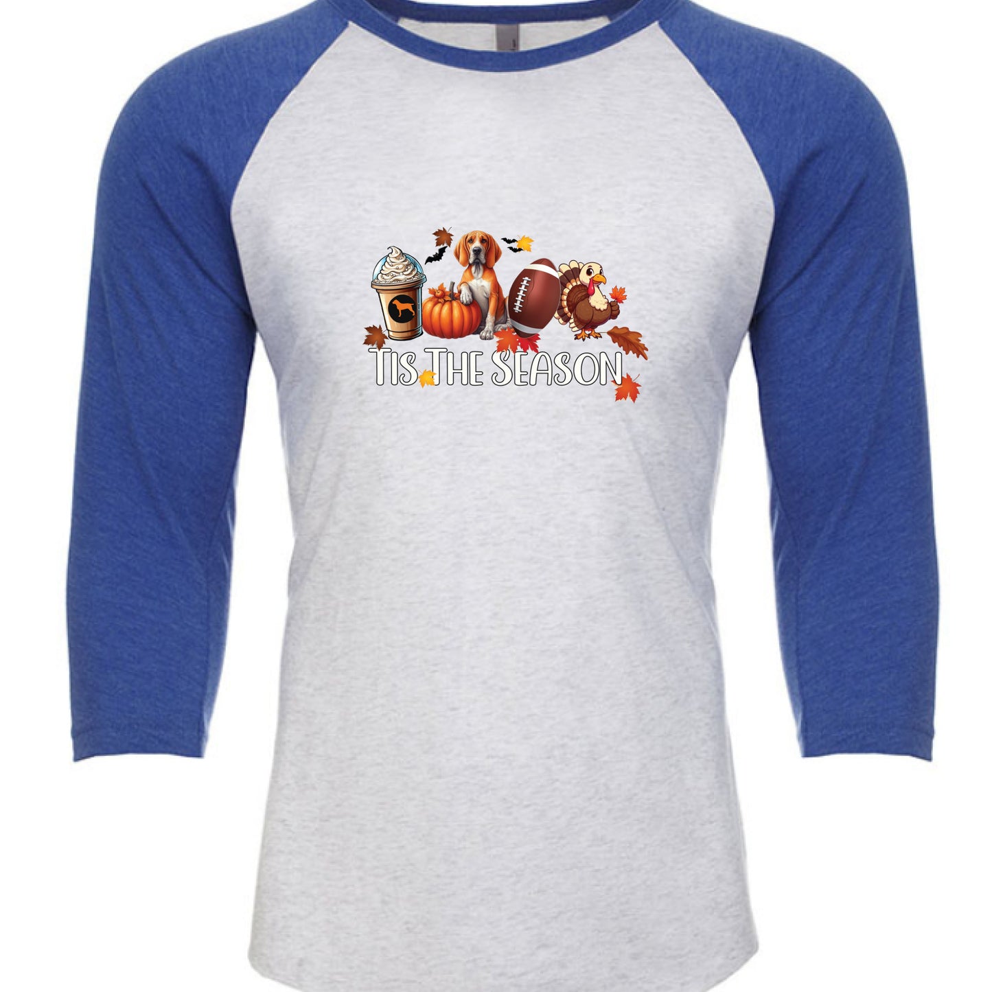Vintage Royal/ Heather White - FRONT