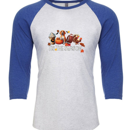 Vintage Royal/ Heather White - FRONT