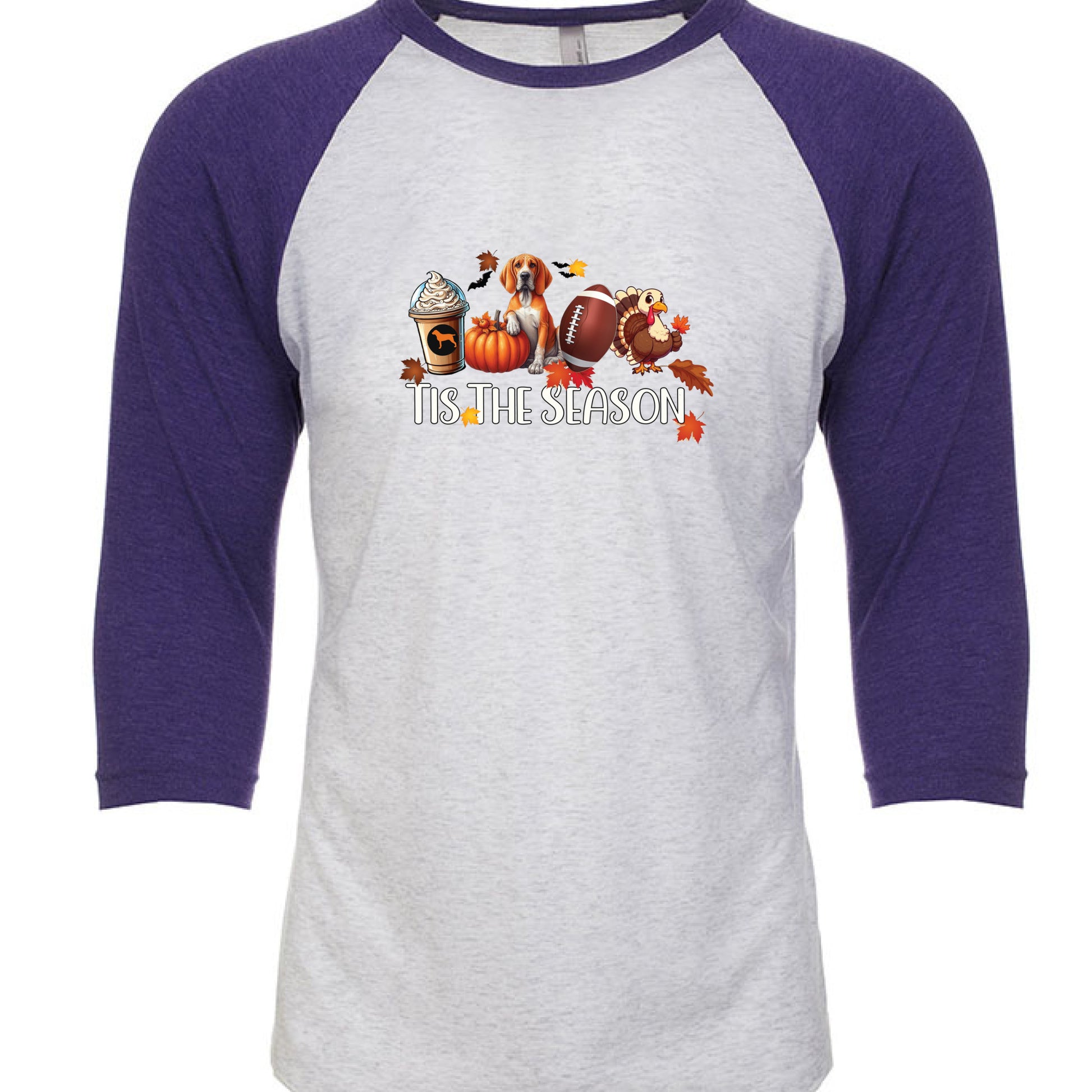 Purple Rush/ Heather White - FRONT