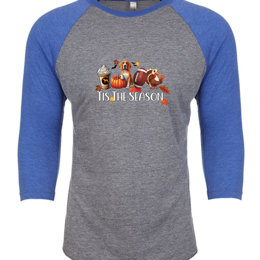 Vintage Royal/ Premium Heather - FRONT