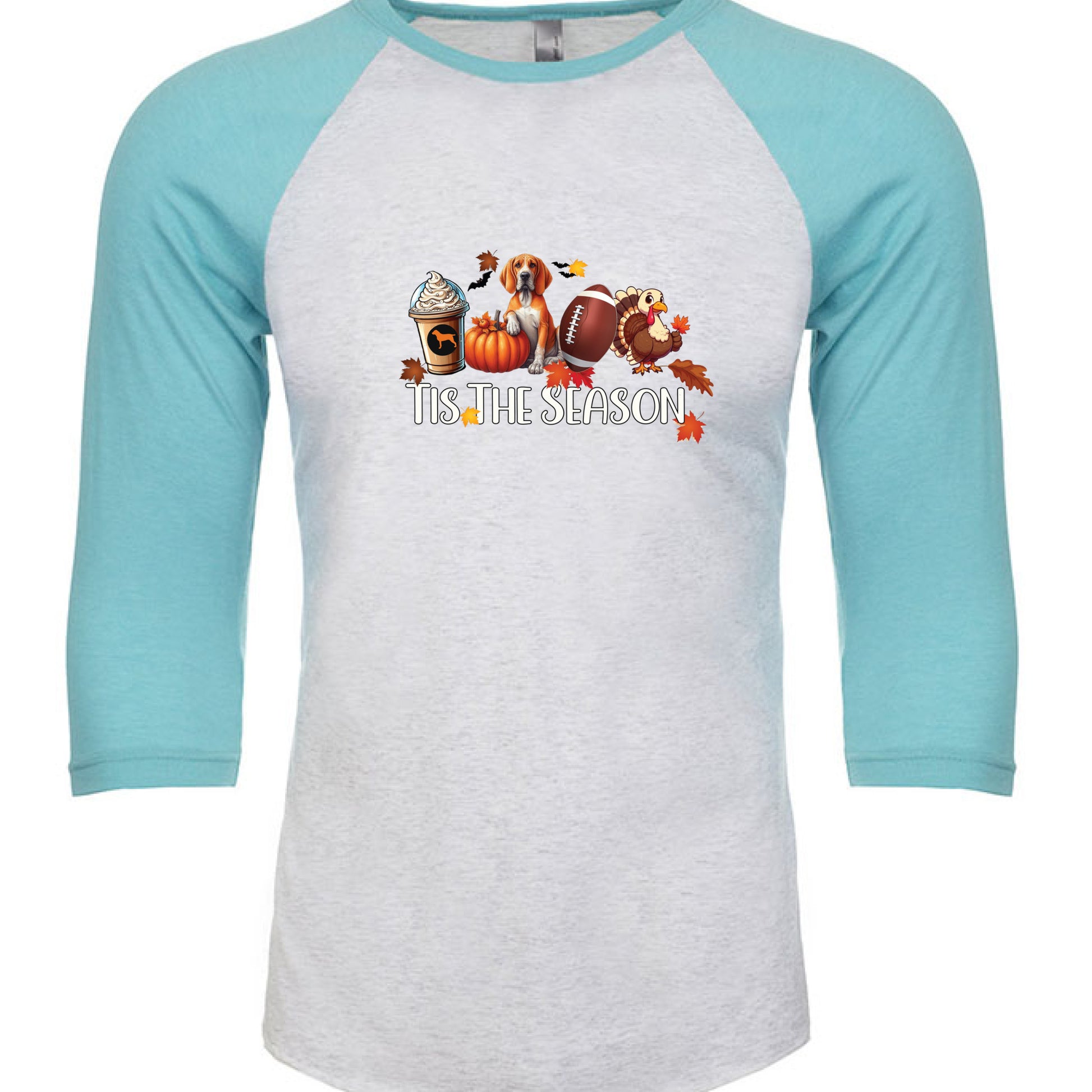 Tahiti Blue/ Heather White - FRONT