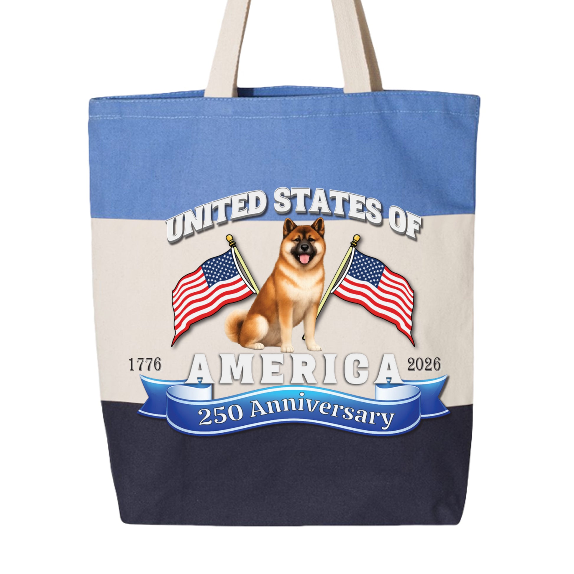 Navy/ Natural/ Carolina Blue - Q125900 - BACK