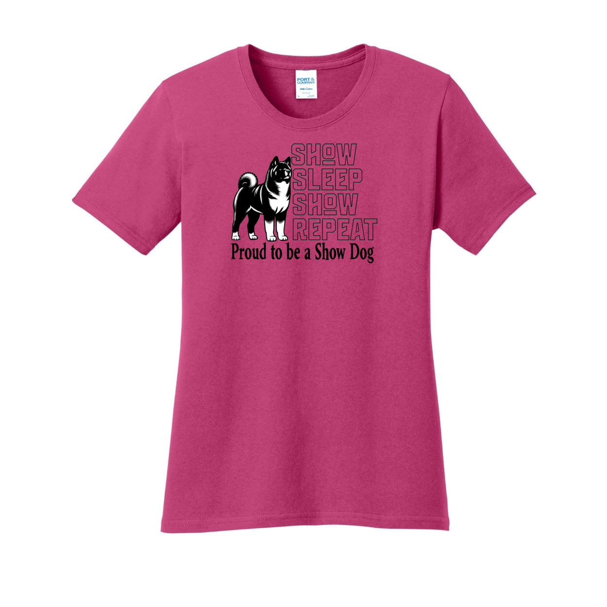 Show Repeat Port & Co™ LPC54 Women's Core Cotton Tee