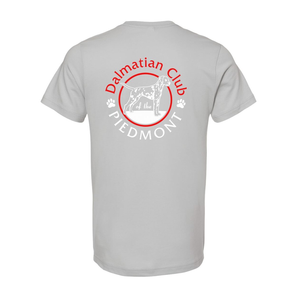 Dal Club Front Back Red White 3001 Unisex Short Sleeve Jersey Tee