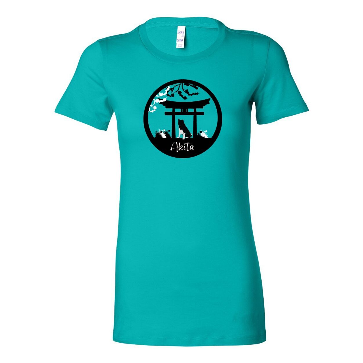 Black & White Breed Front Design Women's The Favorite Tee