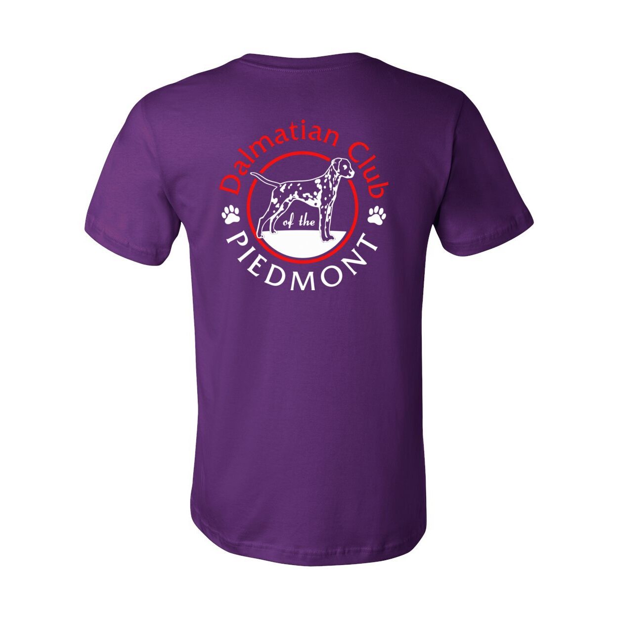 Dal Club Front Back Red White 3001 Unisex Short Sleeve Jersey Tee