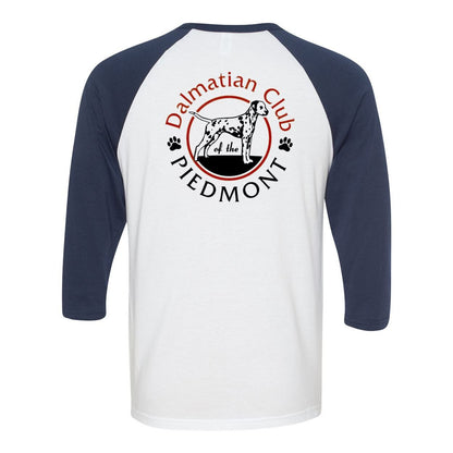 Dal Club Red black Front Back Unisex Three-Quarter Sleeve Baseball T-Shirt