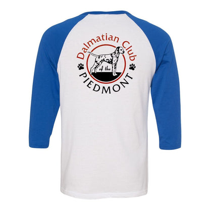 Dal Club Red black Front Back Unisex Three-Quarter Sleeve Baseball T-Shirt