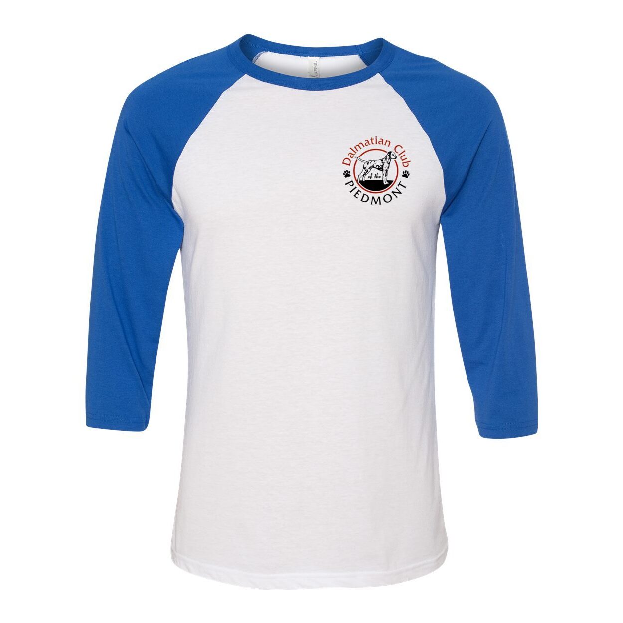 Dal Club Red black Front Back Unisex Three-Quarter Sleeve Baseball T-Shirt